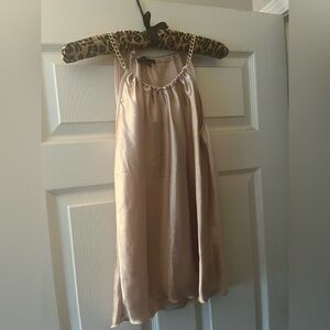 Tiana Elegant Satin Halter Dress